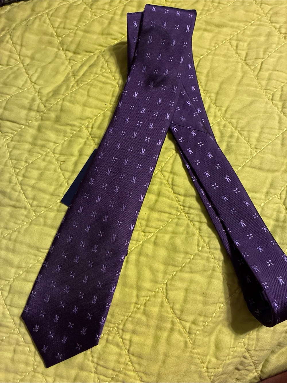 Psycho bunny mens all over print tie